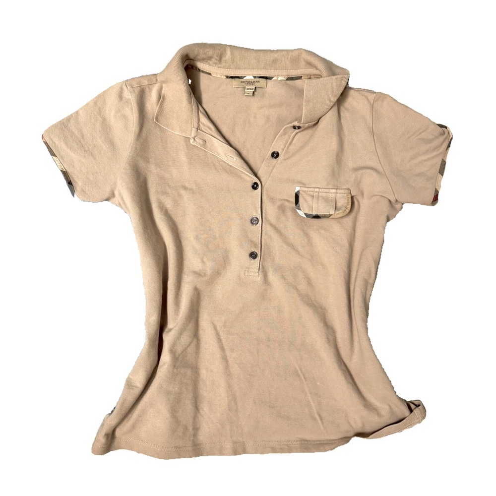 Tan/Beige Burberry Women’s London Polo 👑⛰️